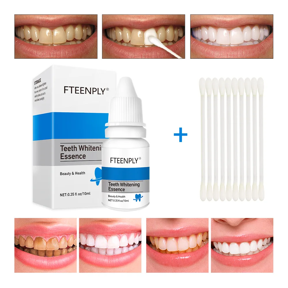 Teeth Whitening Bleach - FTEENPLY Teeth Whitening Essence Powder Oral
