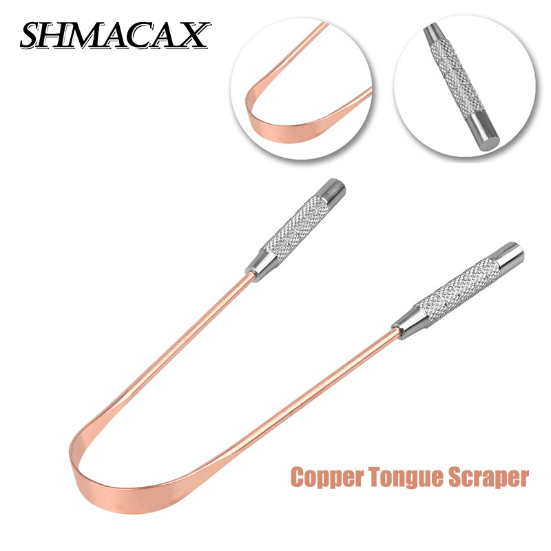 1PCS Copper Tongue Scraper Ora - Tongue Scraper Metal recension och pris