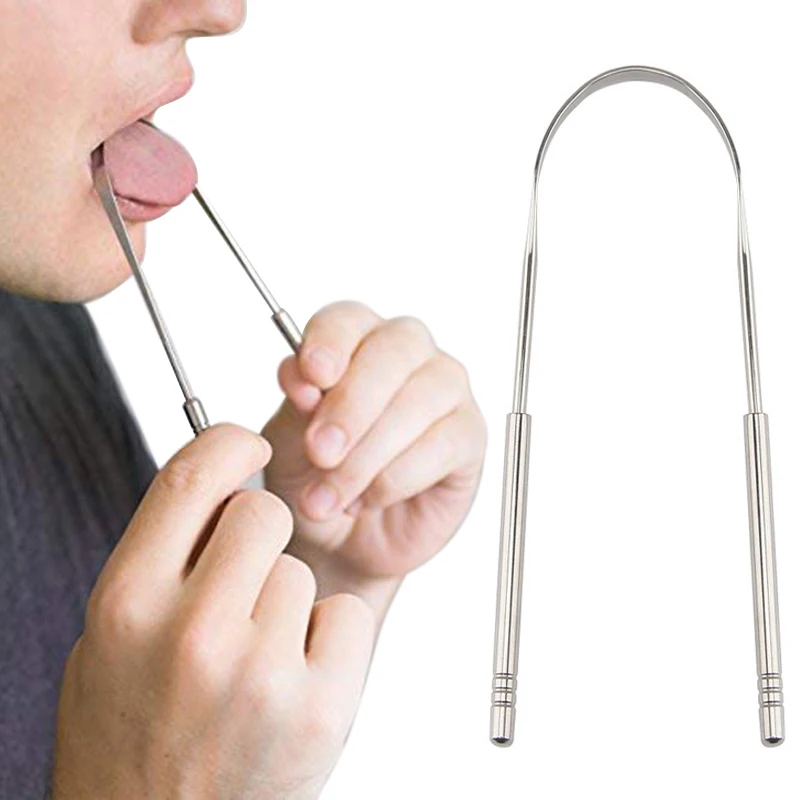 Tongue Scraper Cleaner for Adu - Tongue Scraper Metal recension och pris