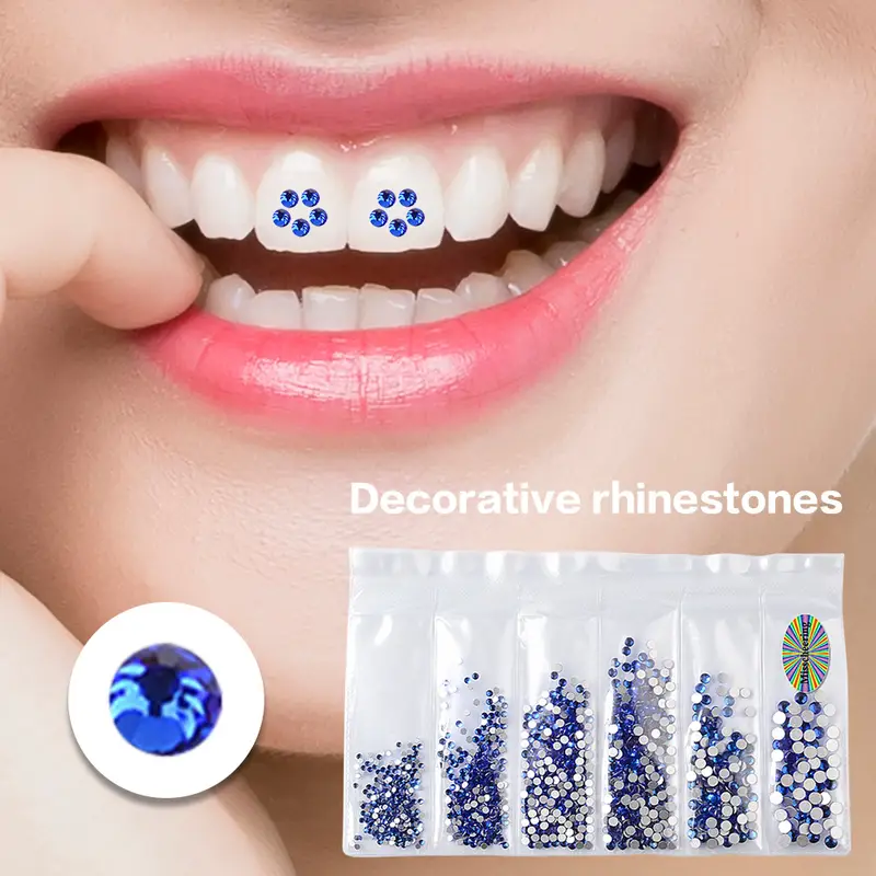 1 Set Teeth Gemstone Decoratio - Tooth Gem Kit recension och pris