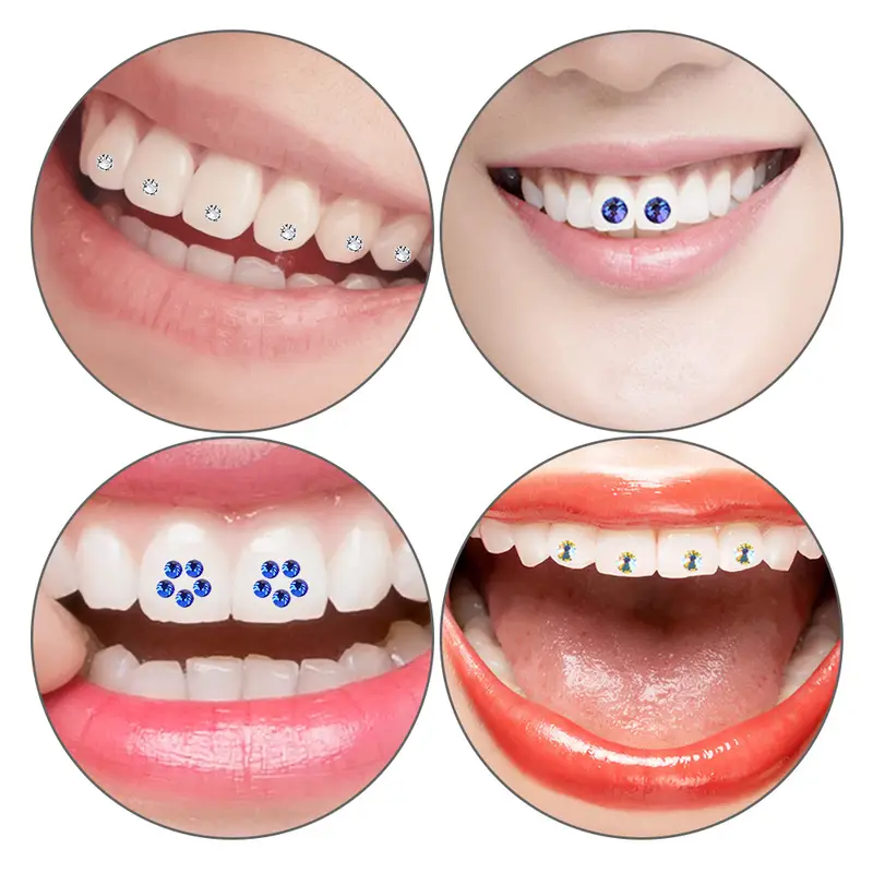 1 Set Teeth Gemstone Decoratio - Tooth Gem Kit recension och pris