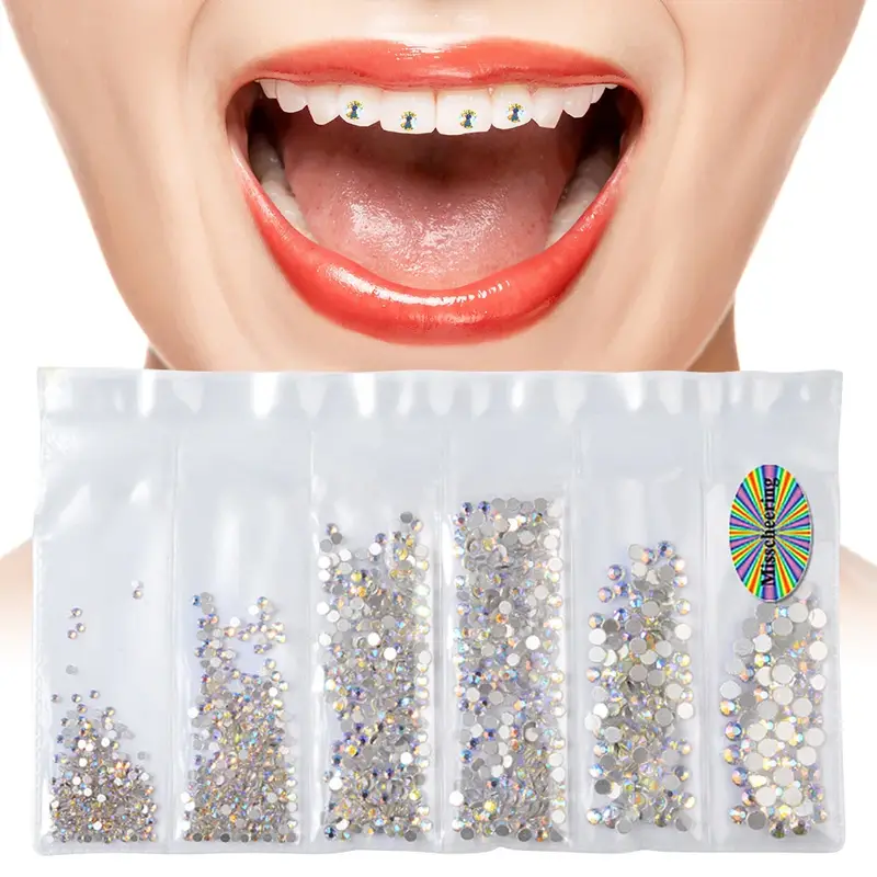 1 Set Teeth Gemstone Decoratio - Tooth Gem Kit recension och pris