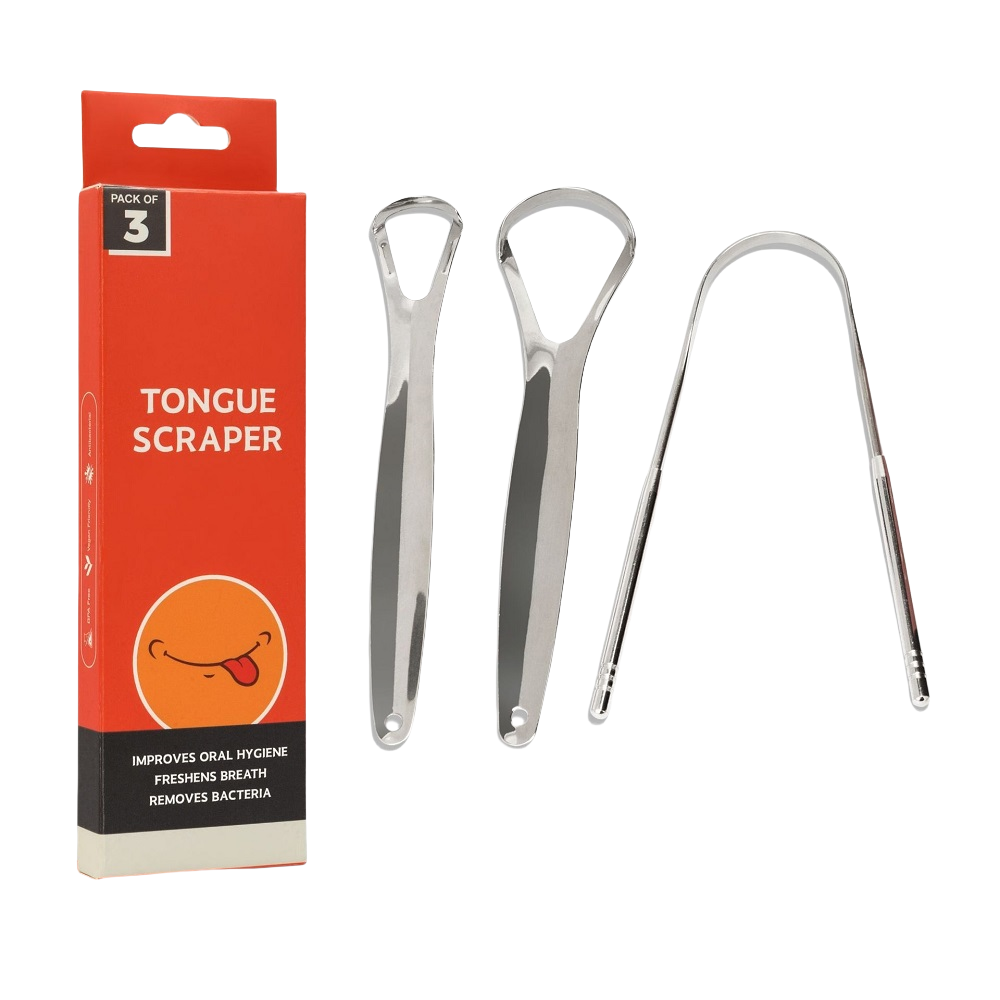3 Pcs/Pack Metal Tongue Scrape - Tongue Scraper Metal recension och pris