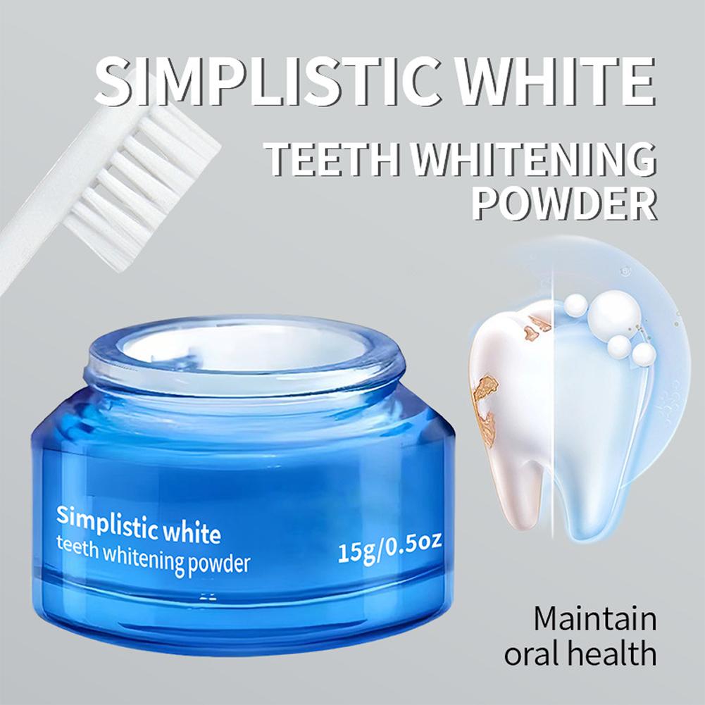 Simplistic White Teeth Whiteni - Teeth Whitening Bleach recension och pris