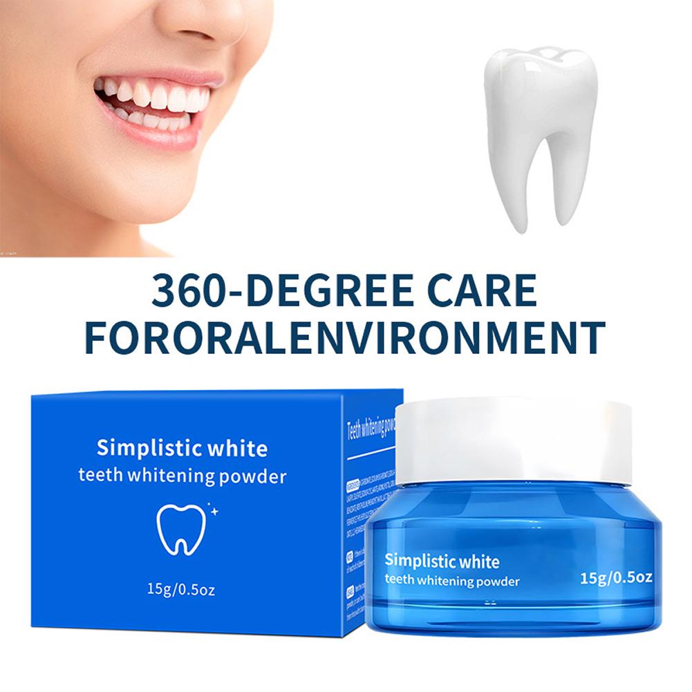 Simplistic White Teeth Whiteni - Teeth Whitening Bleach recension och pris