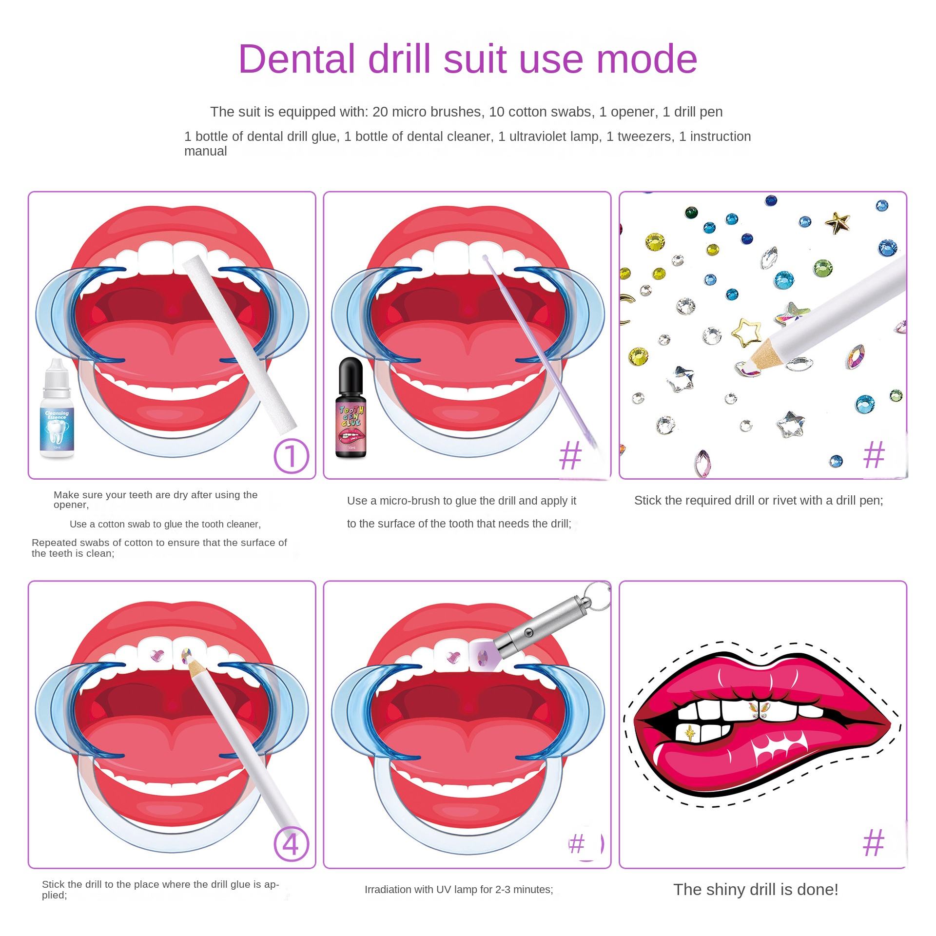 DIY Tooth Gem Kit Jewelry Gems - Tooth Gem Kit recension och pris