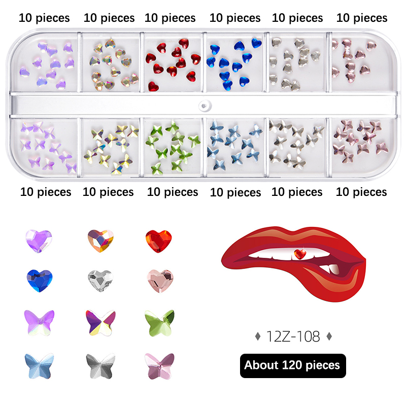 1Set Dental Crystal Fashion Te - Tooth Gem Kit recension och pris