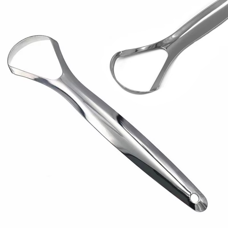 Clean Tongue Scraper Tongue Re - Tongue Scraper Metal recension och pris
