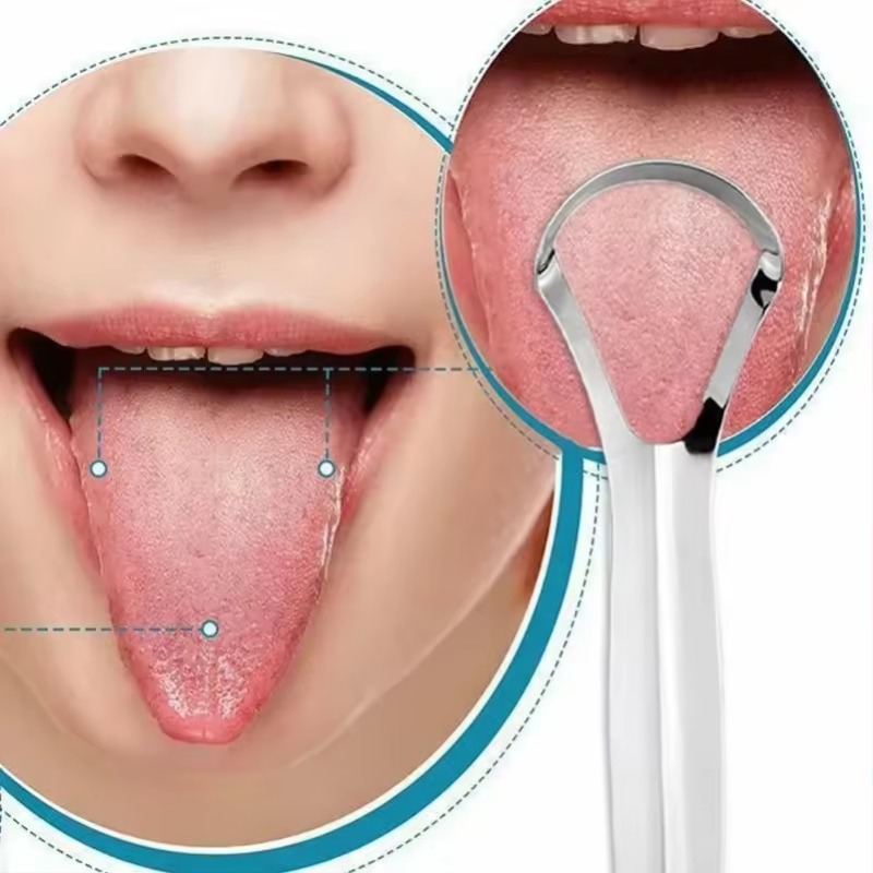 Premium 1pcs Metal Tongue Scra - Tongue Scraper Metal recension och pris