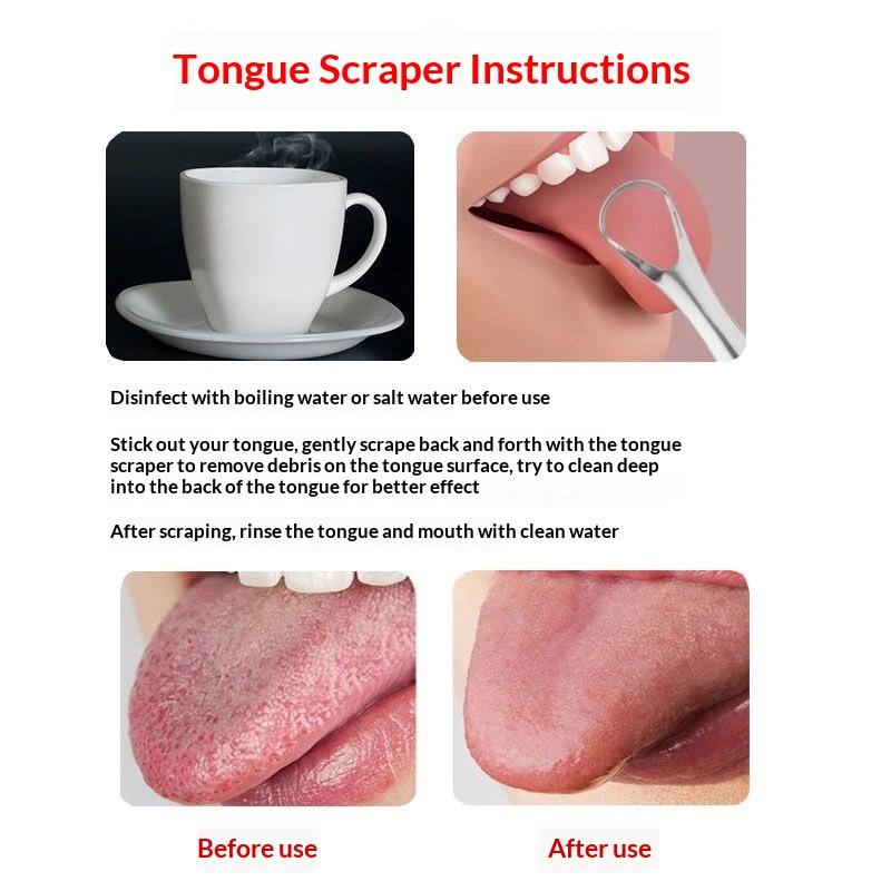 Stainless Steel Tongue Scraper - Tongue Scraper Metal recension och pris