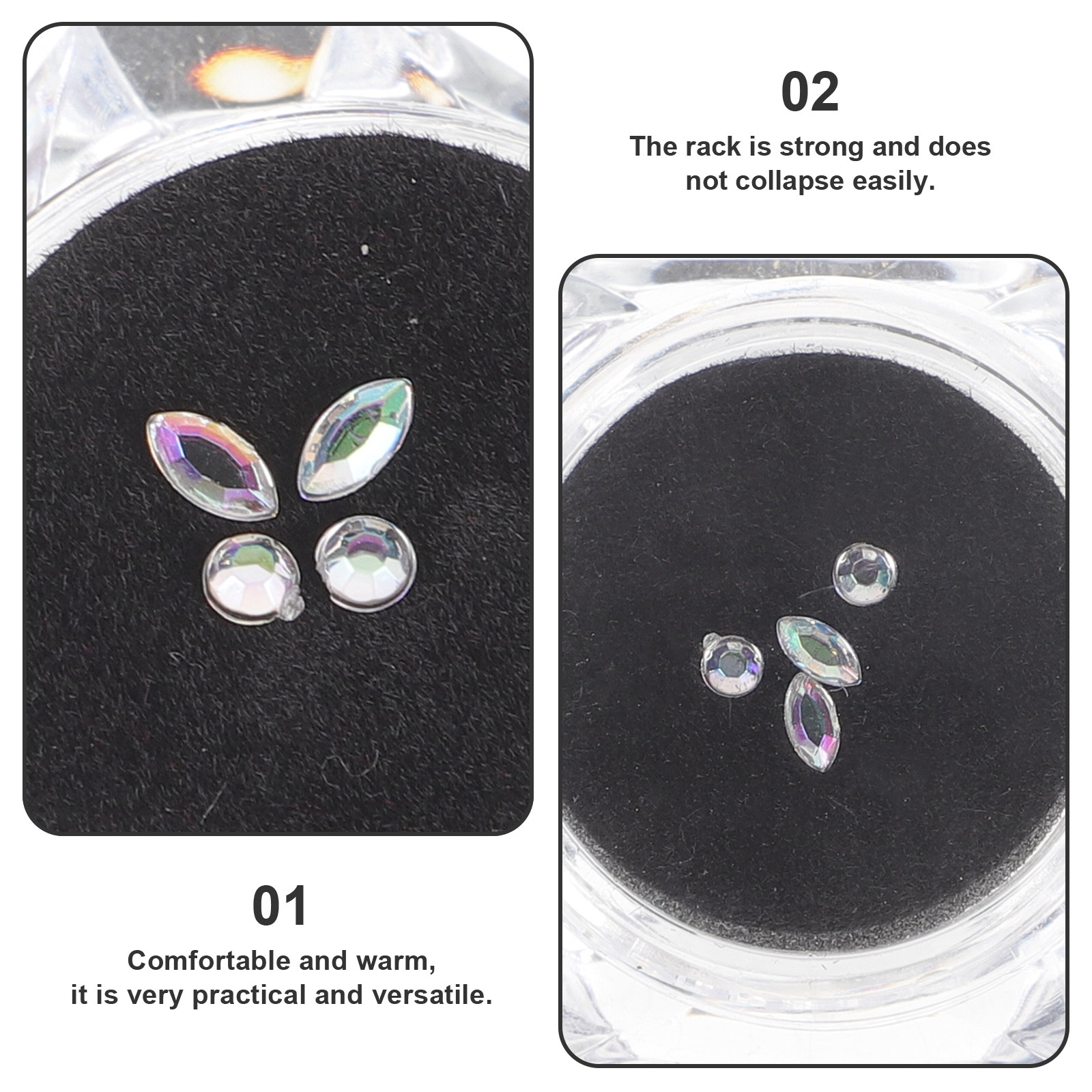 1Set Teeth Diamonds Rhinestone - Tooth Gem Kit recension och pris