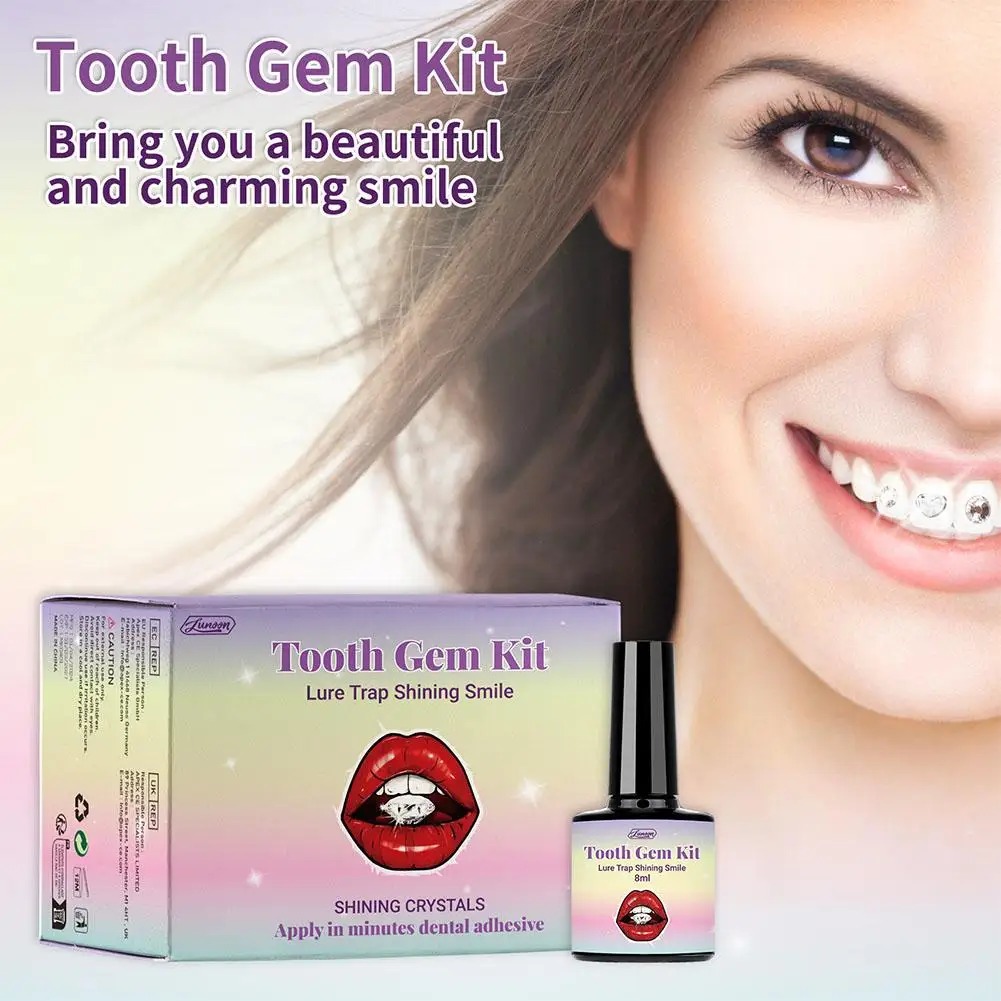 DIY Teeth Gems Kit Clear Preci - Tooth Gem Kit recension och pris