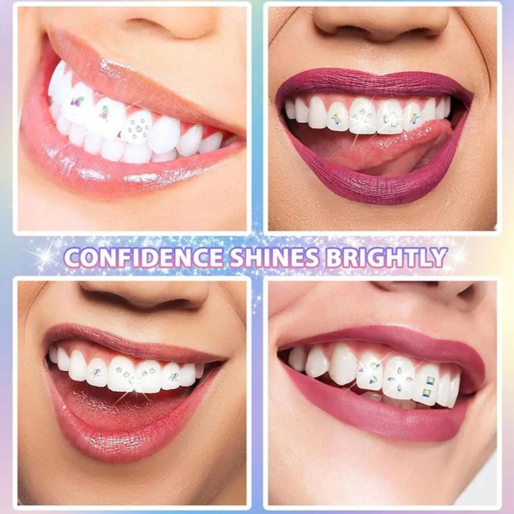 DIY Teeth Gems Kit Clear Preci - Tooth Gem Kit recension och pris