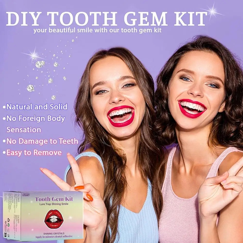 DIY Teeth Gems Kit Clear Preci - Tooth Gem Kit recension och pris