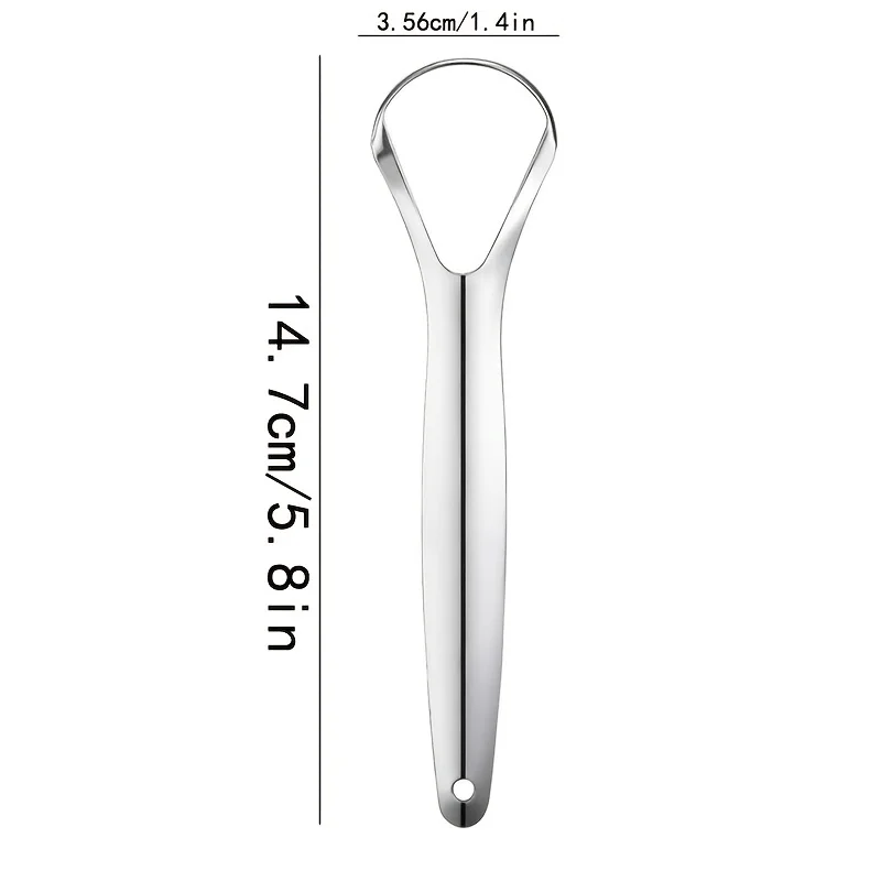 Metal Tongue Scraper Stainless - Tongue Scraper Metal recension och pris