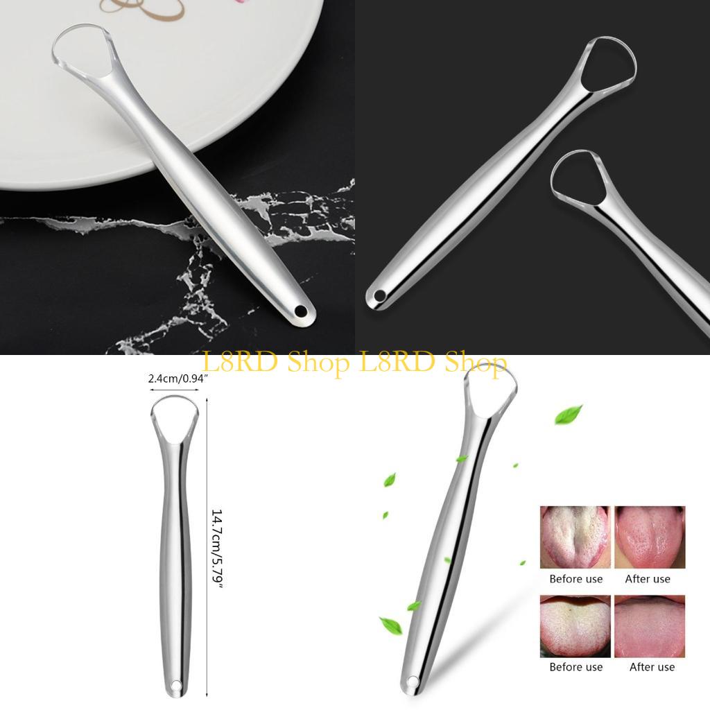 L8RD Stainless Steel Tongue Sc - Tongue Scraper Metal recension och pris