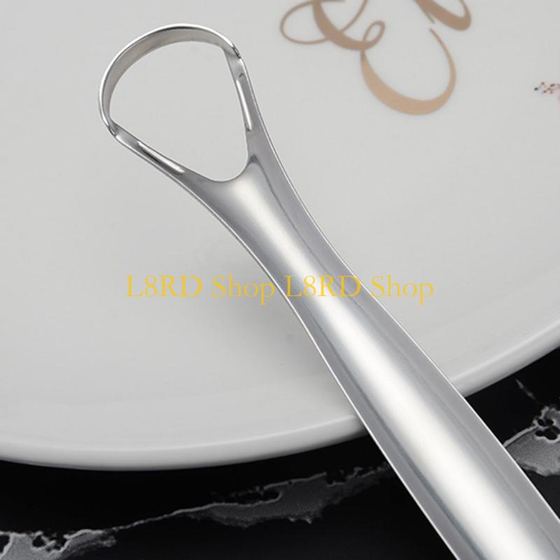L8RD Stainless Steel Tongue Sc - Tongue Scraper Metal recension och pris