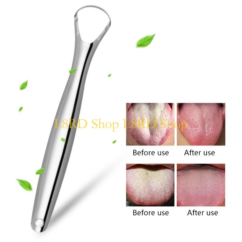 L8RD Stainless Steel Tongue Sc - Tongue Scraper Metal recension och pris
