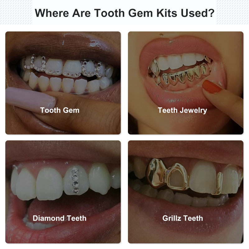 Tooth Gem Set Glue Kit with UV - Tooth Gem Kit recension och pris