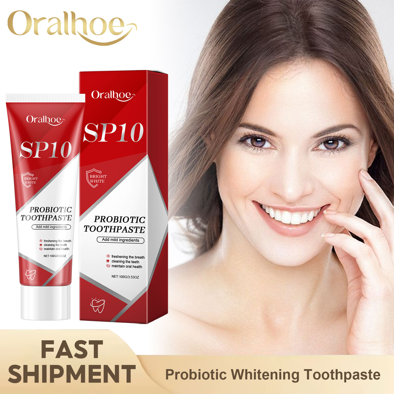 Probiotic Jasmine Whiten Tooth - Teeth Whitening Bleach recension och pris