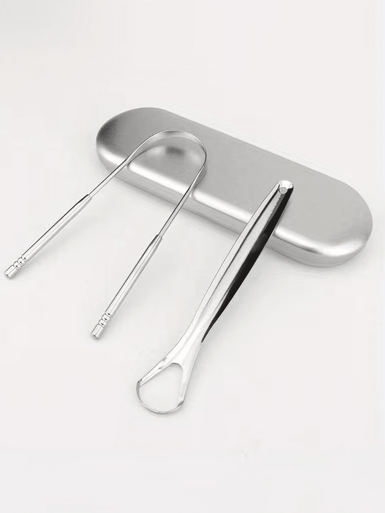 Premium Stainless Steel 1/2/3/ - Tongue Scraper Metal recension och pris