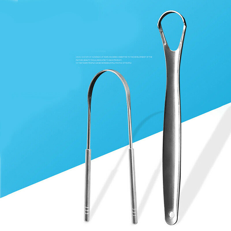 2Pcs Tongue Scraper Stainless  - Tongue Scraper Metal recension och pris